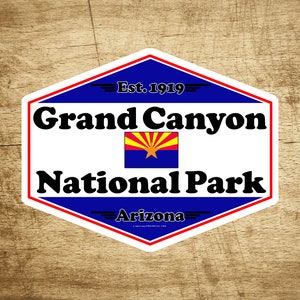 Grand Canyon National Park Arizona Decal Sticker 3.5&quot; x 2.75&quot;
