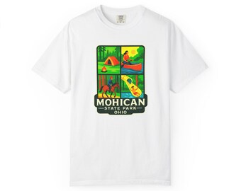 Mohican State Park Camping Kanot T-shirt | T-shirt Resa Semester Souvenir Ohio OH