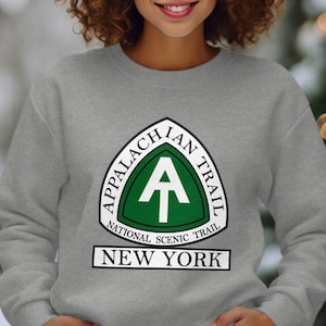 Appalachian Spur New York T-Shirt, Wandern Weg Grafik T-Shirt, National Malerische Spur NY Shirt, Abenteuer Liebhaber Geschenk