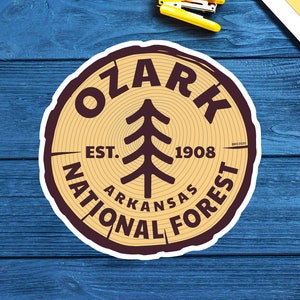 Ozark National Forest Decal Sticker 3&quot; Arkansas Park Vinyl Log