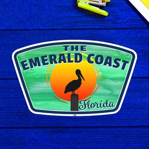 Emerald Coast Florida 30A Pensacola Panama City Destin 30 A Sticker 4&quot;