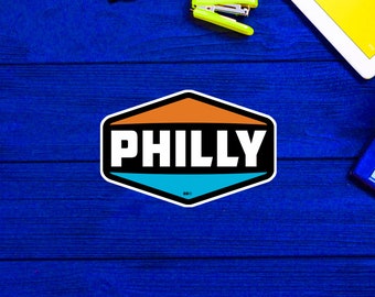 Klistermärkesdekaler i Philadelphia, Pennsylvania, 10 cm