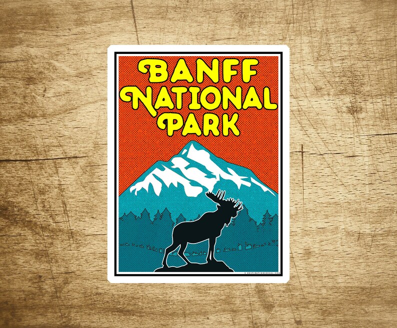 Banff National Park Alberta Canada Decal Sticker 3