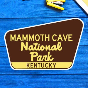 Mammoth Cave National Park Kentucky Travel Sticker Decal 3.75&quot; Vinyl