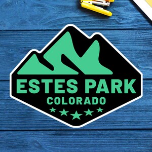 Estes Park Rocky Mountain National Park 3.75" Sticker Decal Colorado
