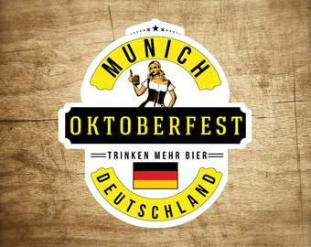 Oktoberfest Octoberfest Munchen Munich Decal Sticker 2.75" x 3" Germany