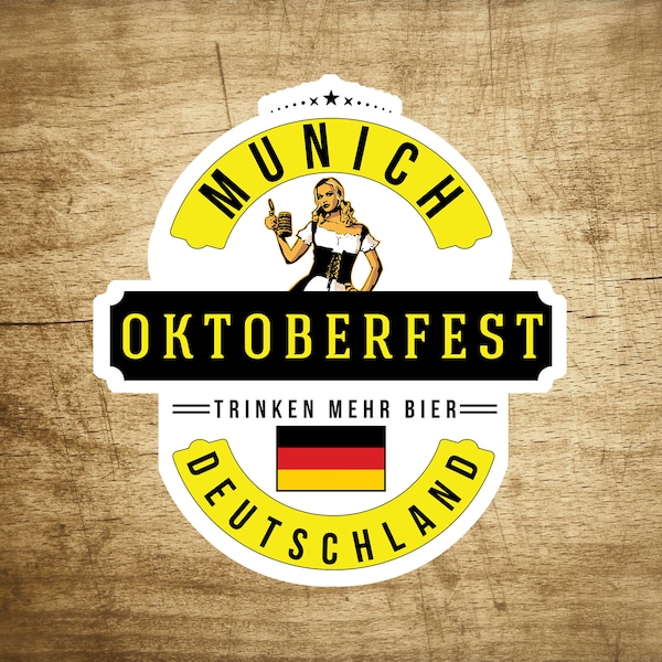 Oktoberfest Octoberfest Munchen Munich Decal Sticker 2.75" x 3" Germany