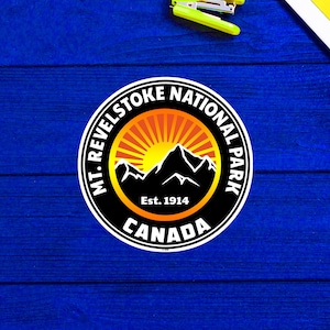 Mount Revelstoke National Park British Columbia Canada Sticker 3&quot;