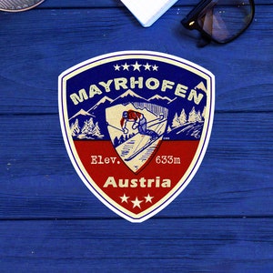 Ski Mayrhofen Decal 3.25&quot; Sticker Austria Skiing