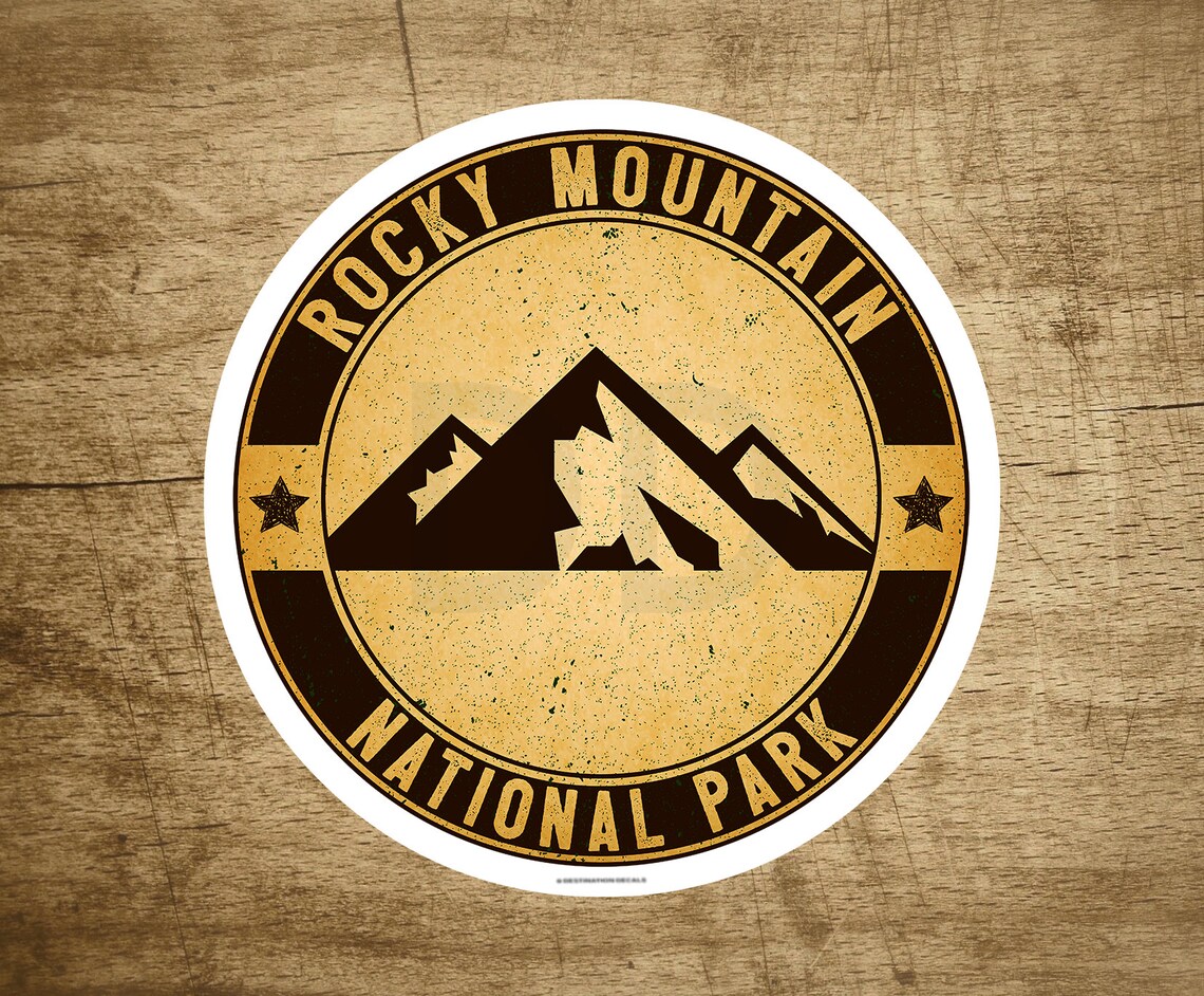 Rocky Mountain National Park Sticker Decal Colorado Vinyl Etsy UK
