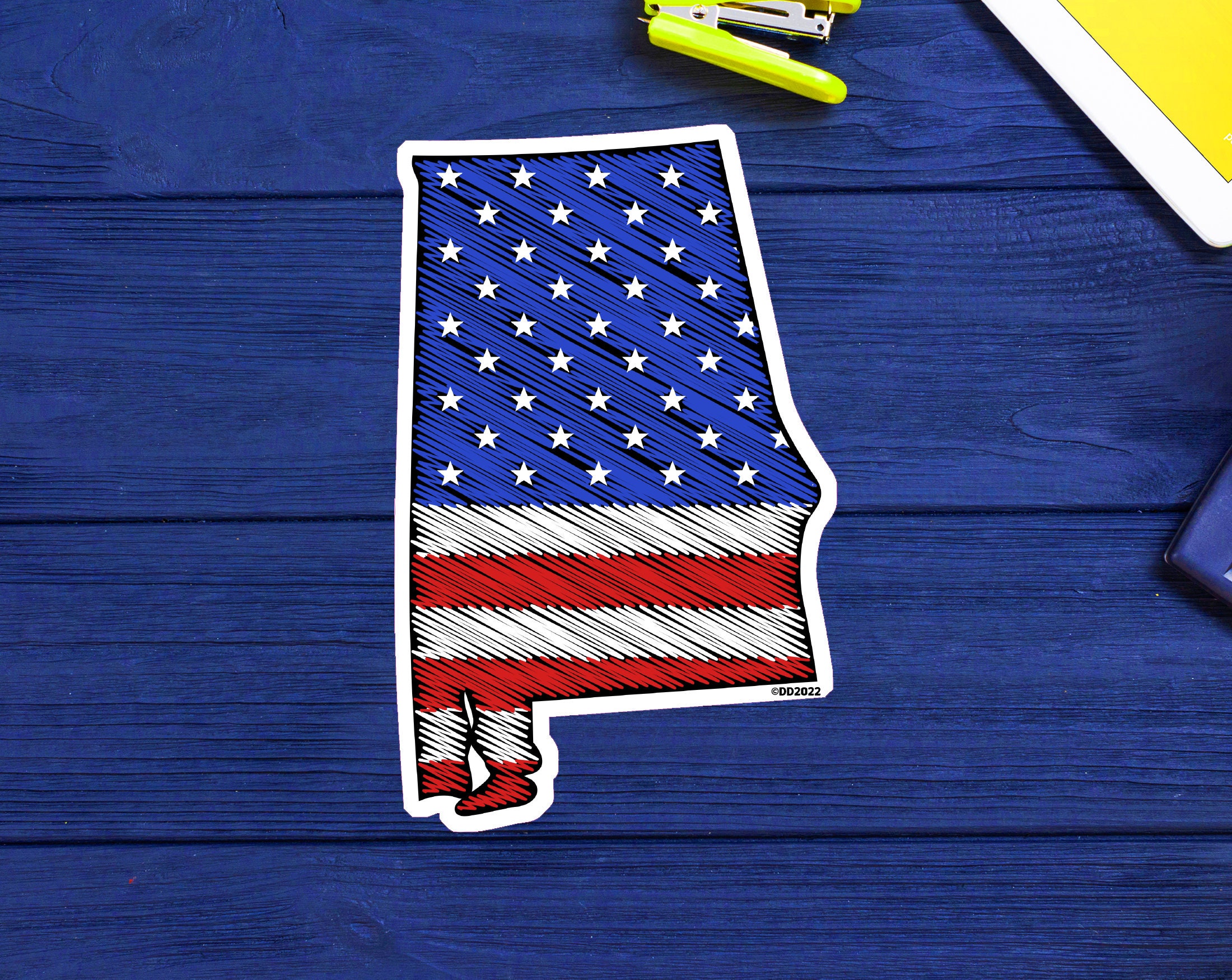 Alabama Sticker Decal 3.75