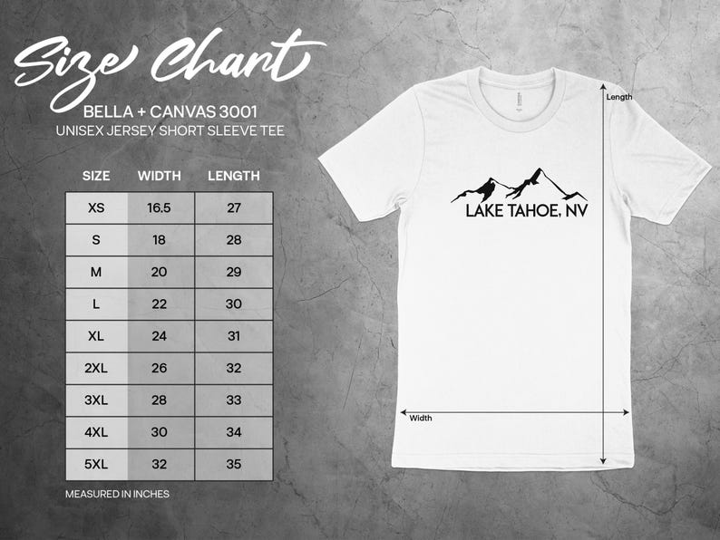 Lake Tahoe NV T-Shirt, Mountain Graphic Tee, Nature Lover's Shirt, Adventure Apparel, Outdoor Enthusiast Gift, Travel Souvenir, Hiking Shirt image 6