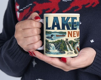 Lake Placid New York Coffee Mug - Resort Travel Vacation Souvenir NY Gift For