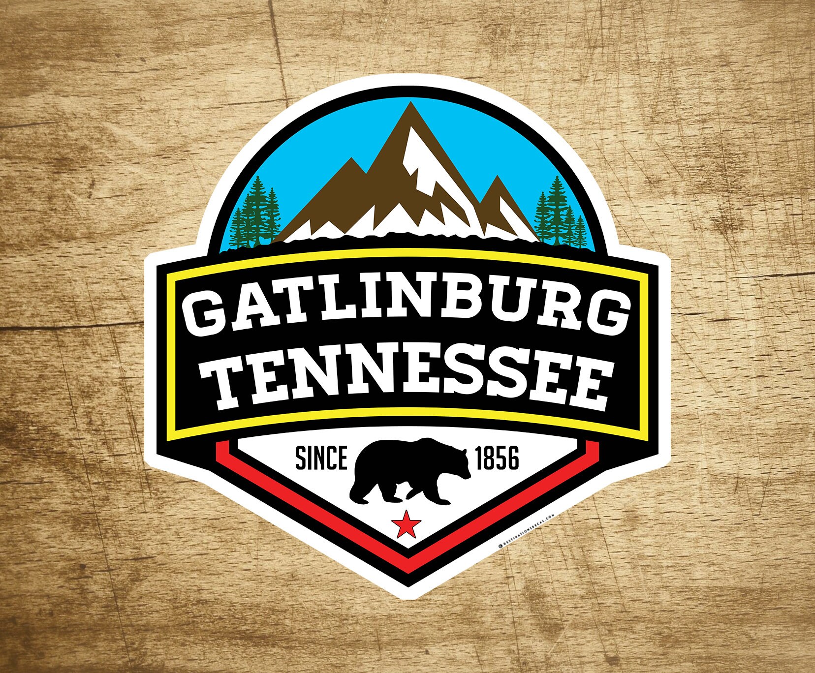 Gatlinburg Tennessee Decal Sticker 3 Great Smoky image