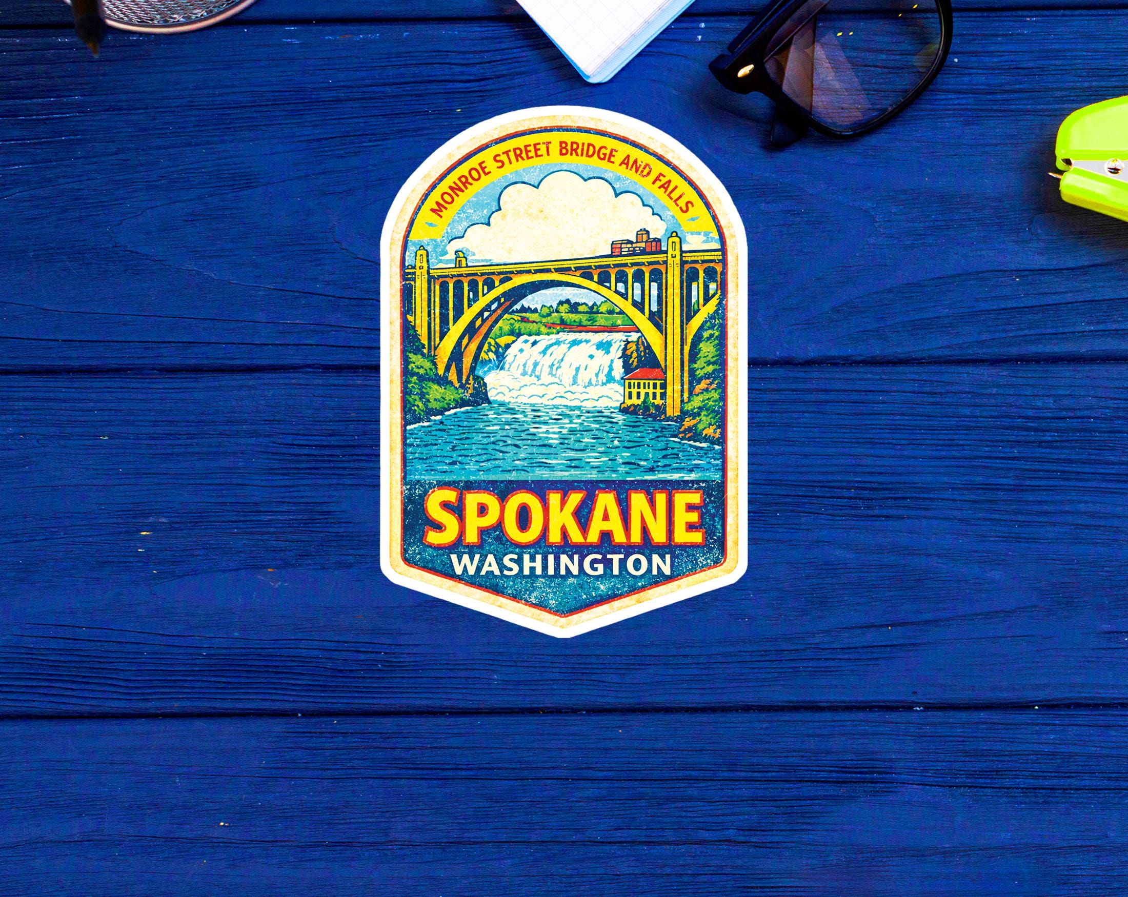 Spokane Sticker Spokane Washington Sticker 3.75