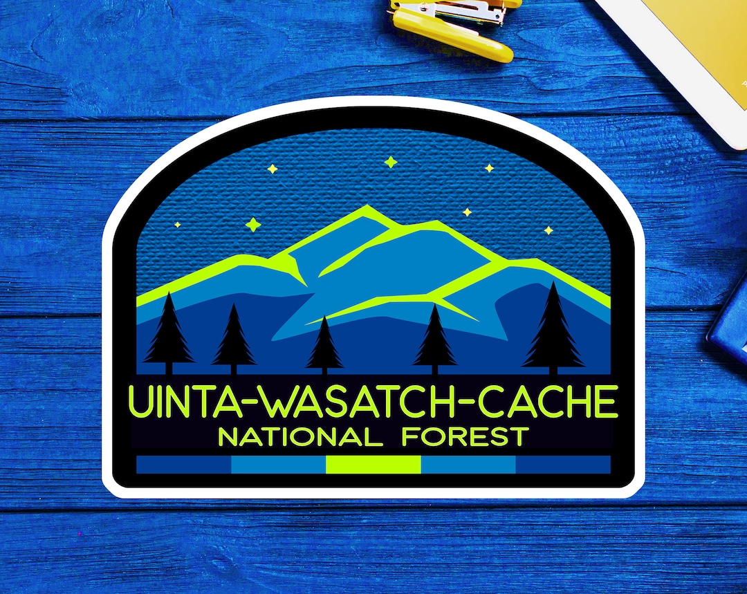 Uintah Sticker Uinta Wasatch Cache National Forest Decal Sticker Vinyl Utah Idaho ...