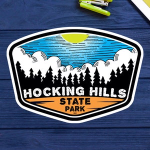Hocking Hills State Park Decal 3.75&quot; Sticker Ohio Vinyl Indoor Or Outdoor