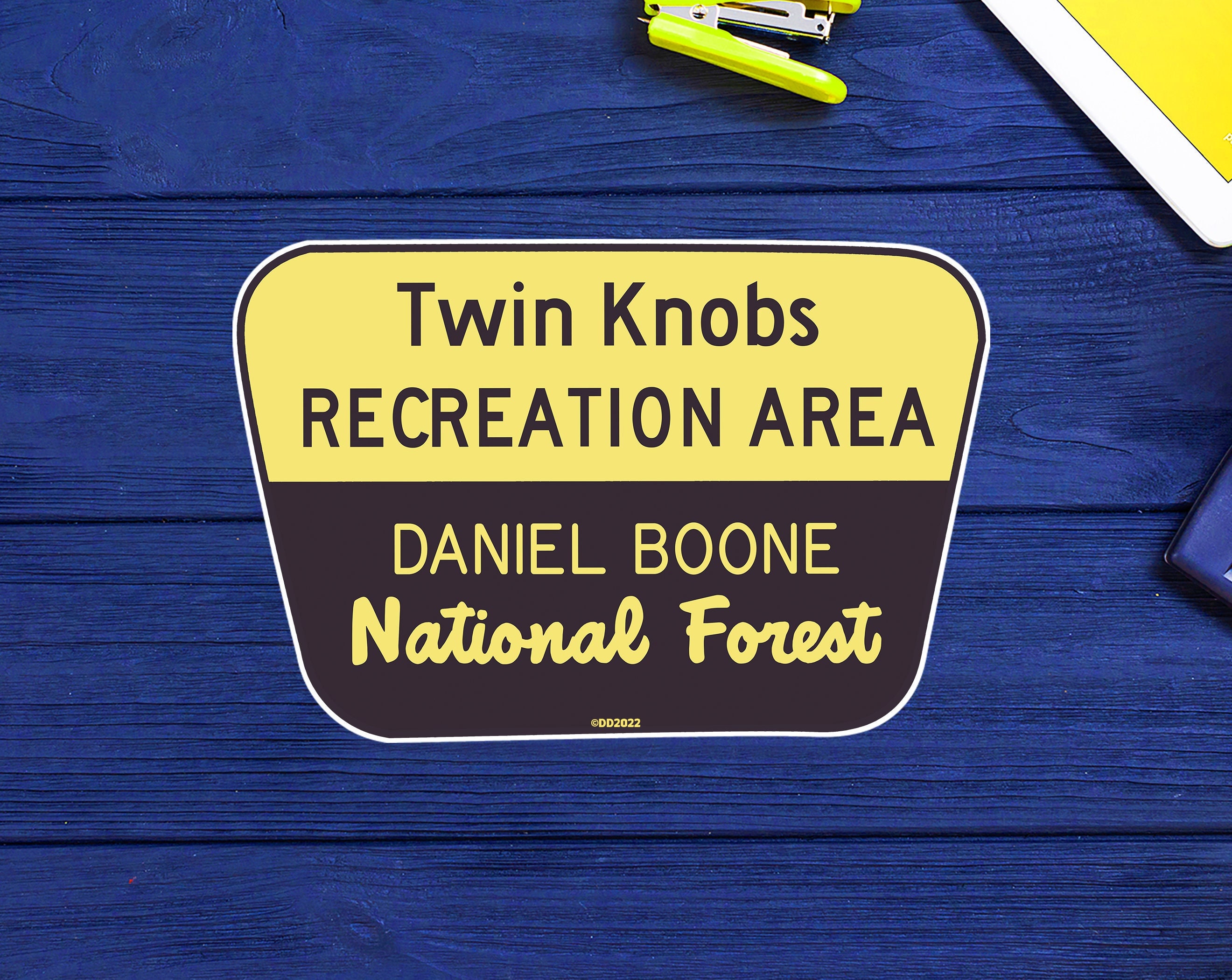 Twin Knobs Recreation Area Daniel Boone National Forest Decal