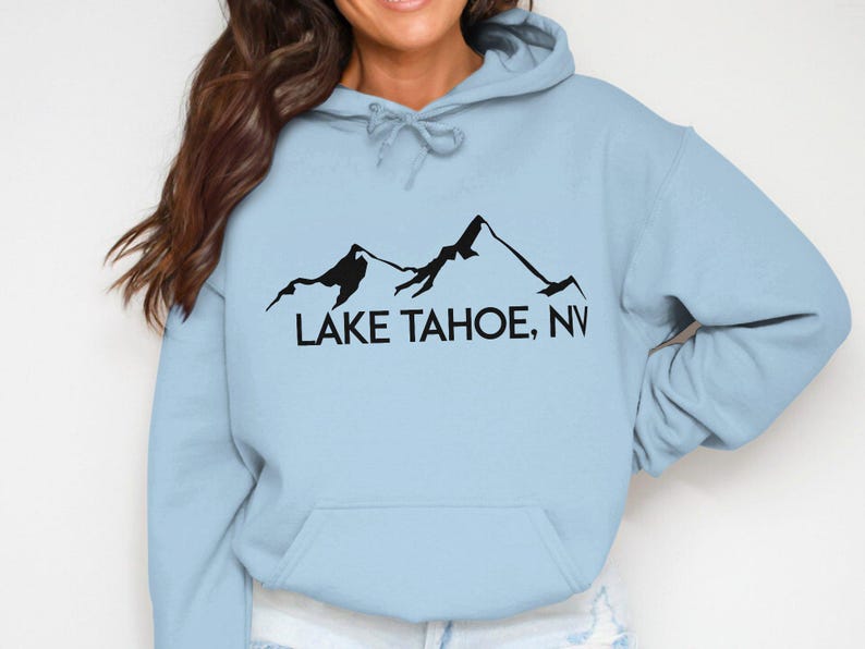 Lake Tahoe NV T-Shirt, Mountain Graphic Tee, Nature Lover's Shirt, Adventure Apparel, Outdoor Enthusiast Gift, Travel Souvenir, Hiking Shirt image 7