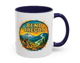 Bend Oregon mountainbike mugg | Semesterresor souvenirmuggar