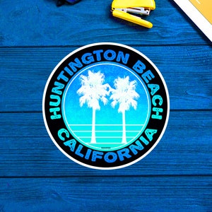 Huntington Beach California Decal Sticker  3&quot; Surfing Pacific Ocean Surf