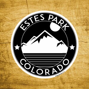 Two 2&quot; Estes Park Colorado Vinyl Decals Stickers