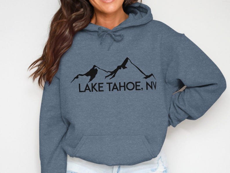 Lake Tahoe NV T-Shirt, Mountain Graphic Tee, Nature Lover's Shirt, Adventure Apparel, Outdoor Enthusiast Gift, Travel Souvenir, Hiking Shirt image 9