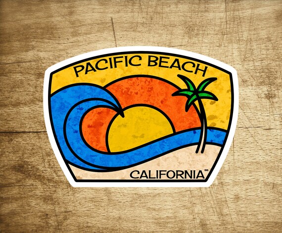 California Surf Van Decal California Surf Van Decal