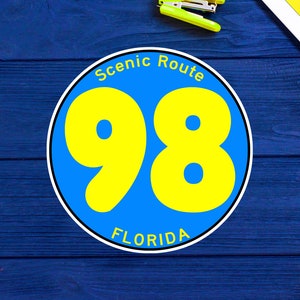 Scenic Gulf Drive Highway 98 Destin 3&quot; Beach Florida Palms Panhandle Emerald Coast Miramar Beach