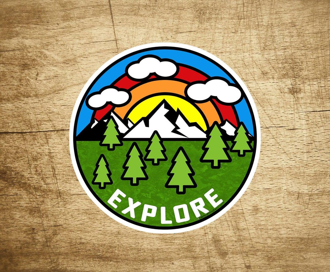 Explore Decal Sticker 3