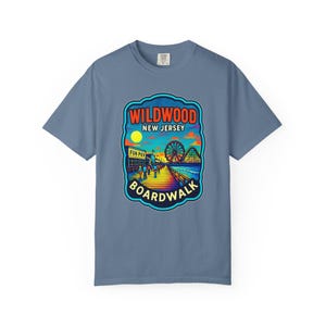 Wildwood Boardwalk T-Shirt: Retro Sommer Strand Vibes Bild 2
