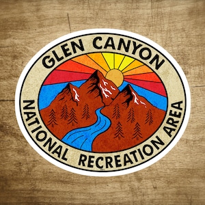 Glen Canyon Utah Arizona Decal Sticker 3.4&quot; Skiing Lakes Boating Recreation