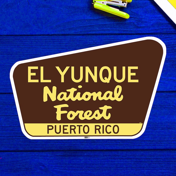 El Yunque National Forest Decal Sticker 3.75" x 2.5" Puerto Rico Vinyl