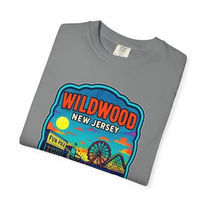 Wildwood Boardwalk T-Shirt: Retro Sommer Strand Vibes Bild 4