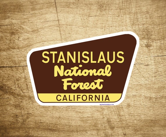 Angeles National Forest Decal - 3.75" X 2.5" Vinyl Sticker, California Park Design