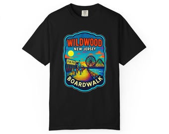 Wildwood Boardwalk T-Shirt: Retro Summer Beach Vibes