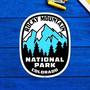 Rocky Mountain National Park 2.75" X 3.6" Colorado Sticker Decal