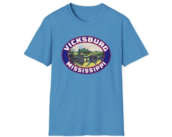 Vicksburg Mississippi Unisex Softstyle T-Shirt Civil War Battlefield Souvenir Gift Shirt T Shirt