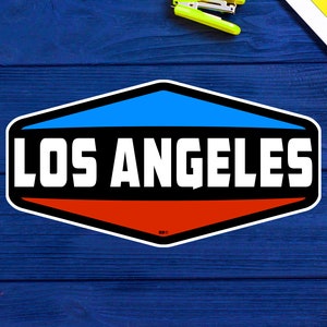 Adesivo de decalque Los Angeles Califórnia 3,75&quot;
