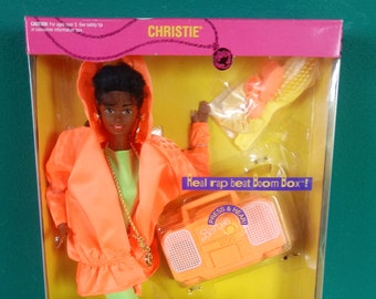 Mattel African American Rappin Rockin Christie Barbie Doll New in box Barbie Doll