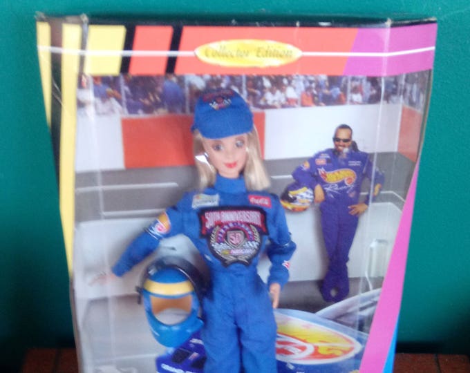 Mattel Barbie 50th Anniversary Nascar Vintage New in Box - Etsy