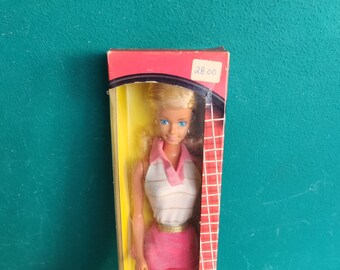 Mattel 1986 Tennis Barbie Doll Foreign Issue Vintage 1980's Barbie Doll