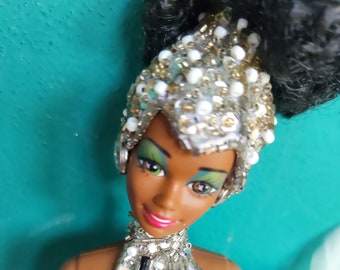 Mattel Bob Mackie Starlight Splendor African American Barbie Doll No Box Loose Barbie Doll