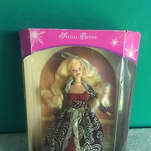 Mattel Winter Fantasy Special Edition Barbie Doll Blonde Hair