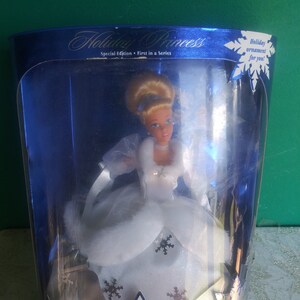 Holiday princess cinderella barbie 1996 sale