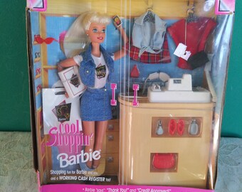 cool shopping barbie