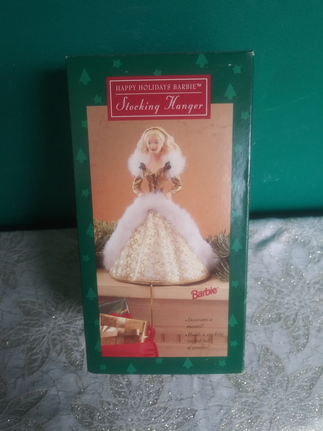 1994 Christmas Stocking Holder Barbie Christmas Stocking Etsy Australia