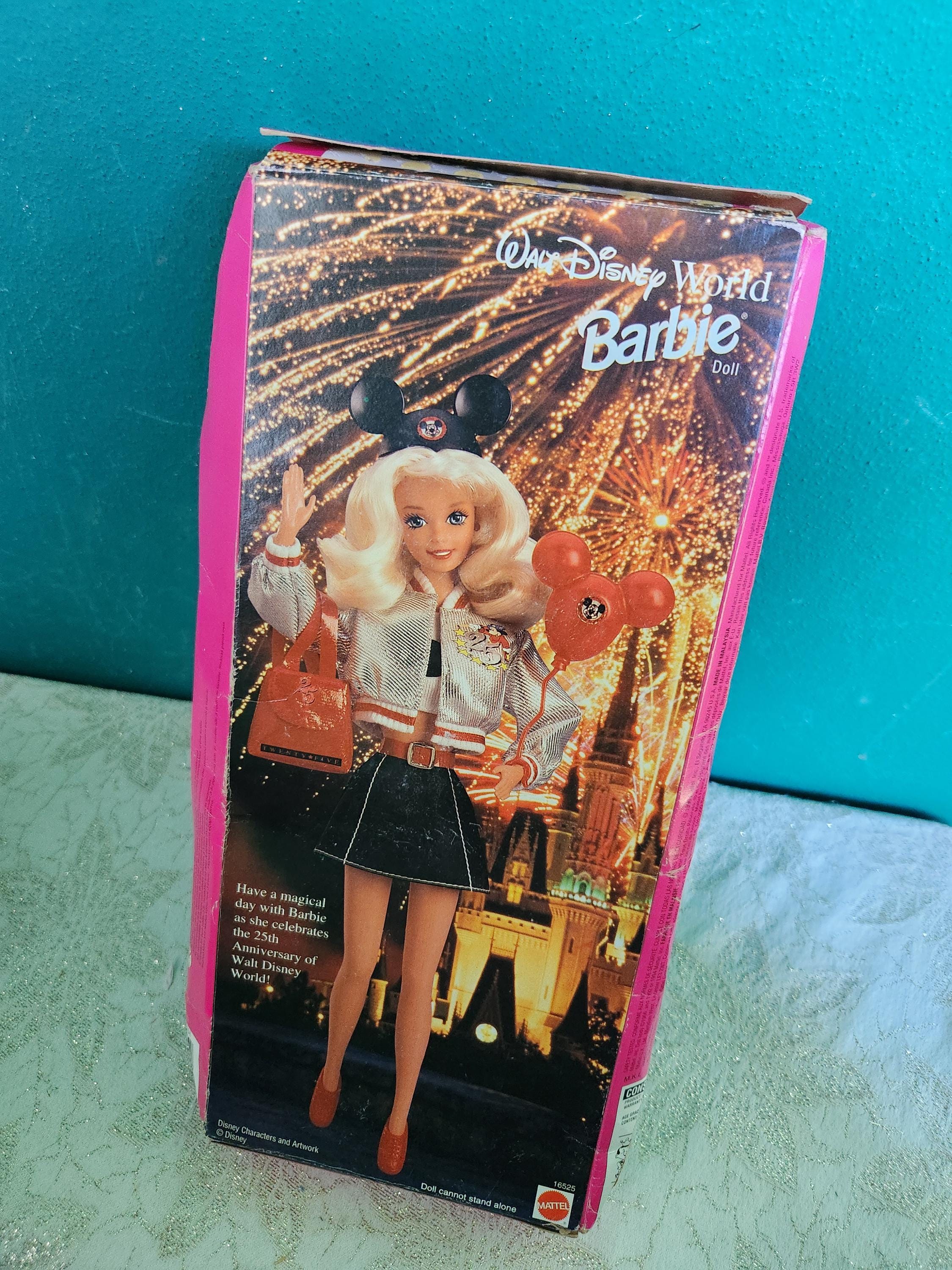 Barbie Toy Walt Disney World Barbie 25th Anniversary Walt Disney