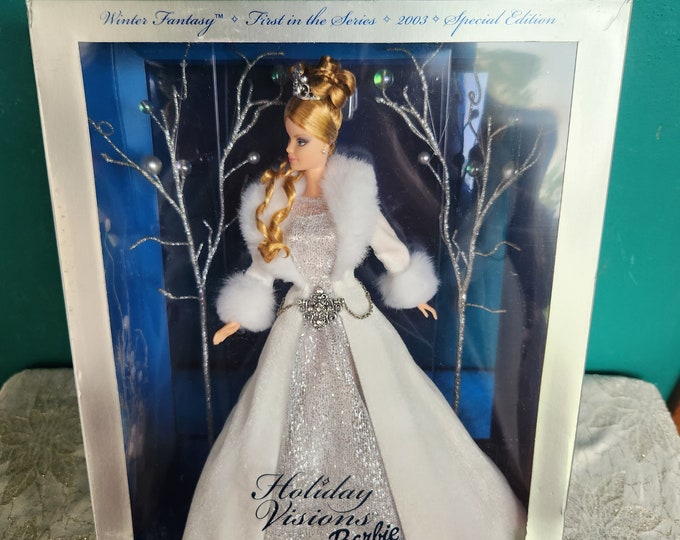 Mattel Holiday Visions Barbie Doll Vintage Holiday Barbie Doll Etsy