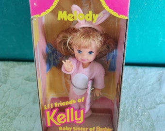 Mattel Vintage Barbie Kelly Lil amigos de Kelly Melody